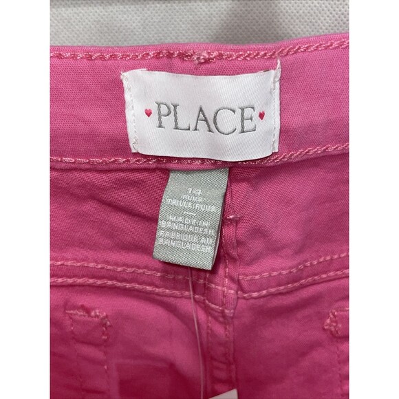 The Children's Place Cuffed Shorts Pink Size 14 Plus - Picture 7 of 7